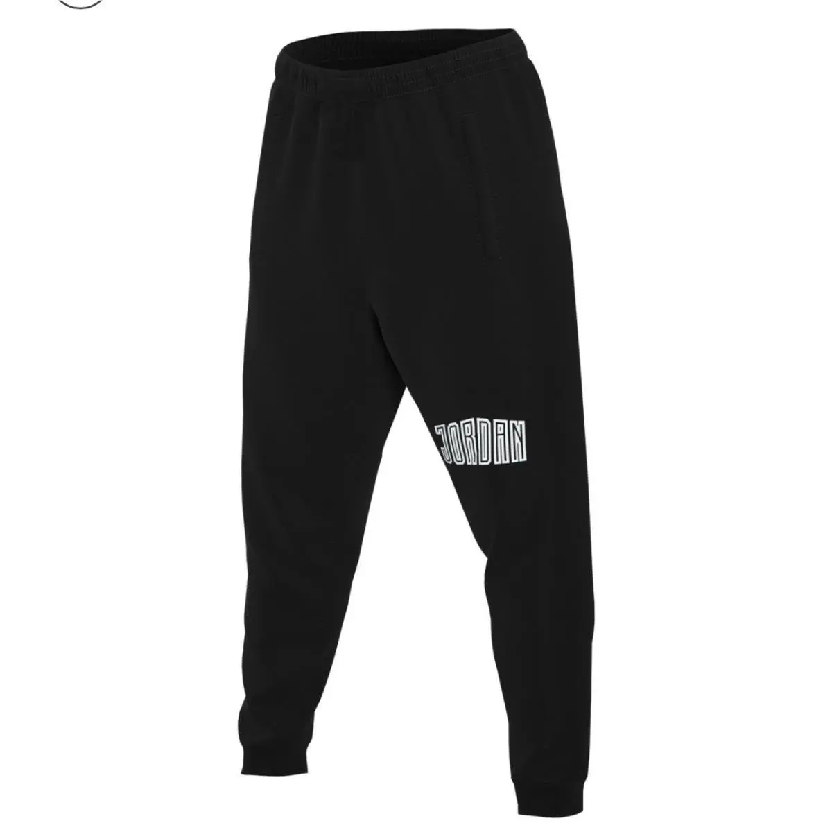 Nike Jordan Men’s Essentials Fleece Standard Fit Joggers Black Sz: XL