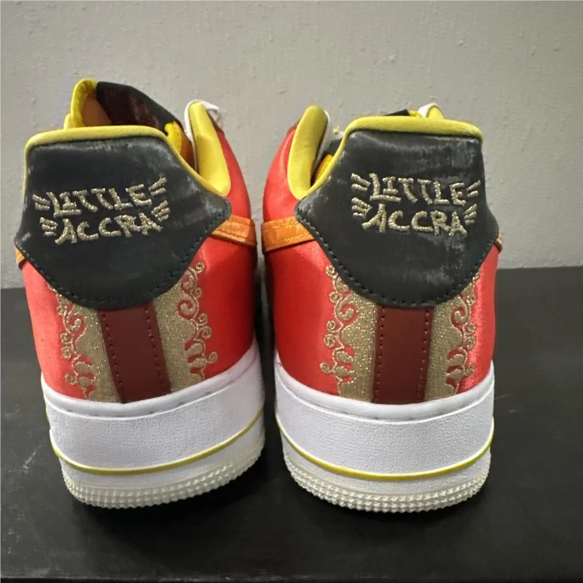 Nike Air Force 1 Low `07 Premium `little Accra` Men`s Size 12.5 DV4463-600 W Box