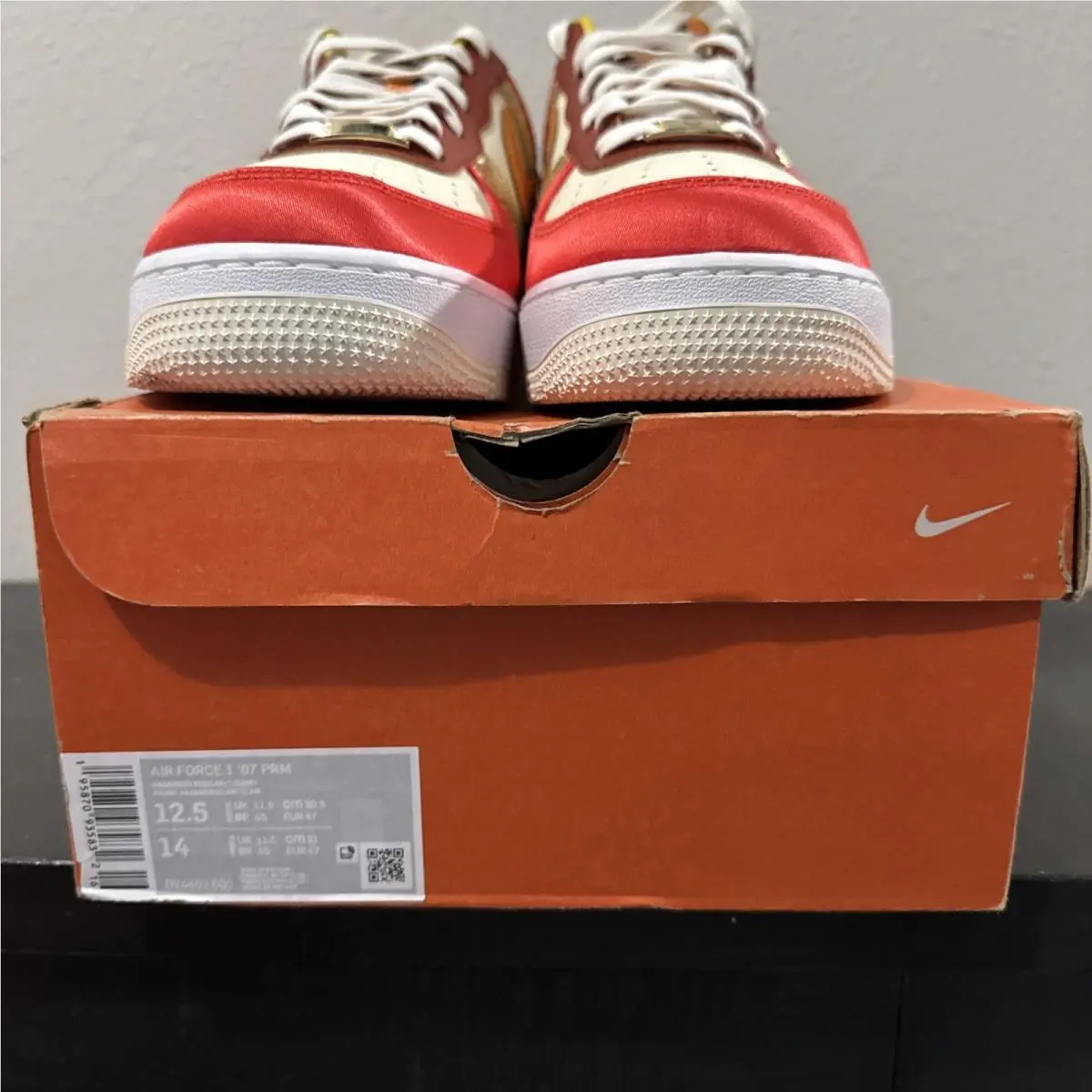 Nike shoes - Nike Air Force 1 - Air Force - DV4463-600 - Red, Manufacturer: Habanero Red/Coconut Milk 6
