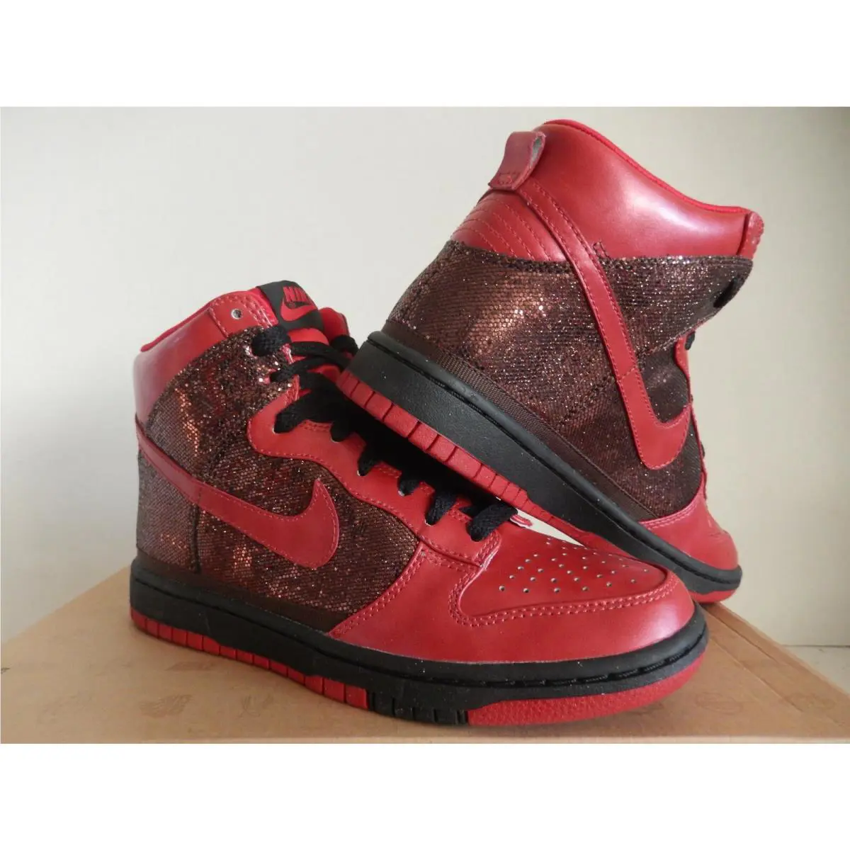 Nike shoes - Nike Dunk High Skinny - Dunk High Skinny - 344142-661 - Red (UPC: 884497708157) 0