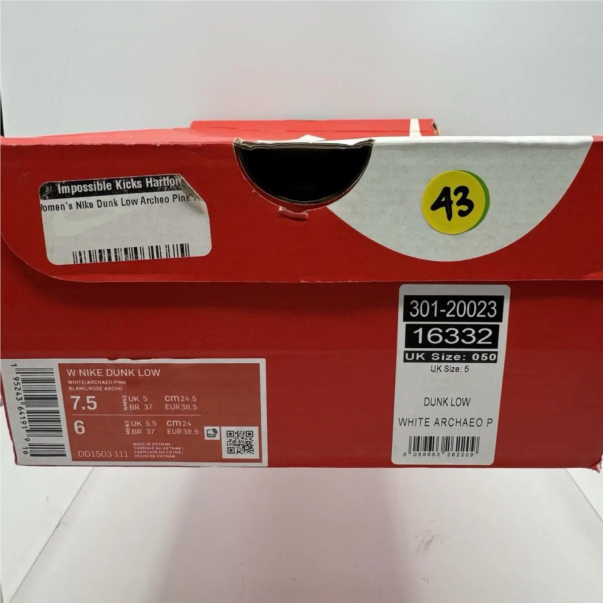 Nike shoes - Nike Dunk Low - Dunk Low - DD1503-111 - Pink 10