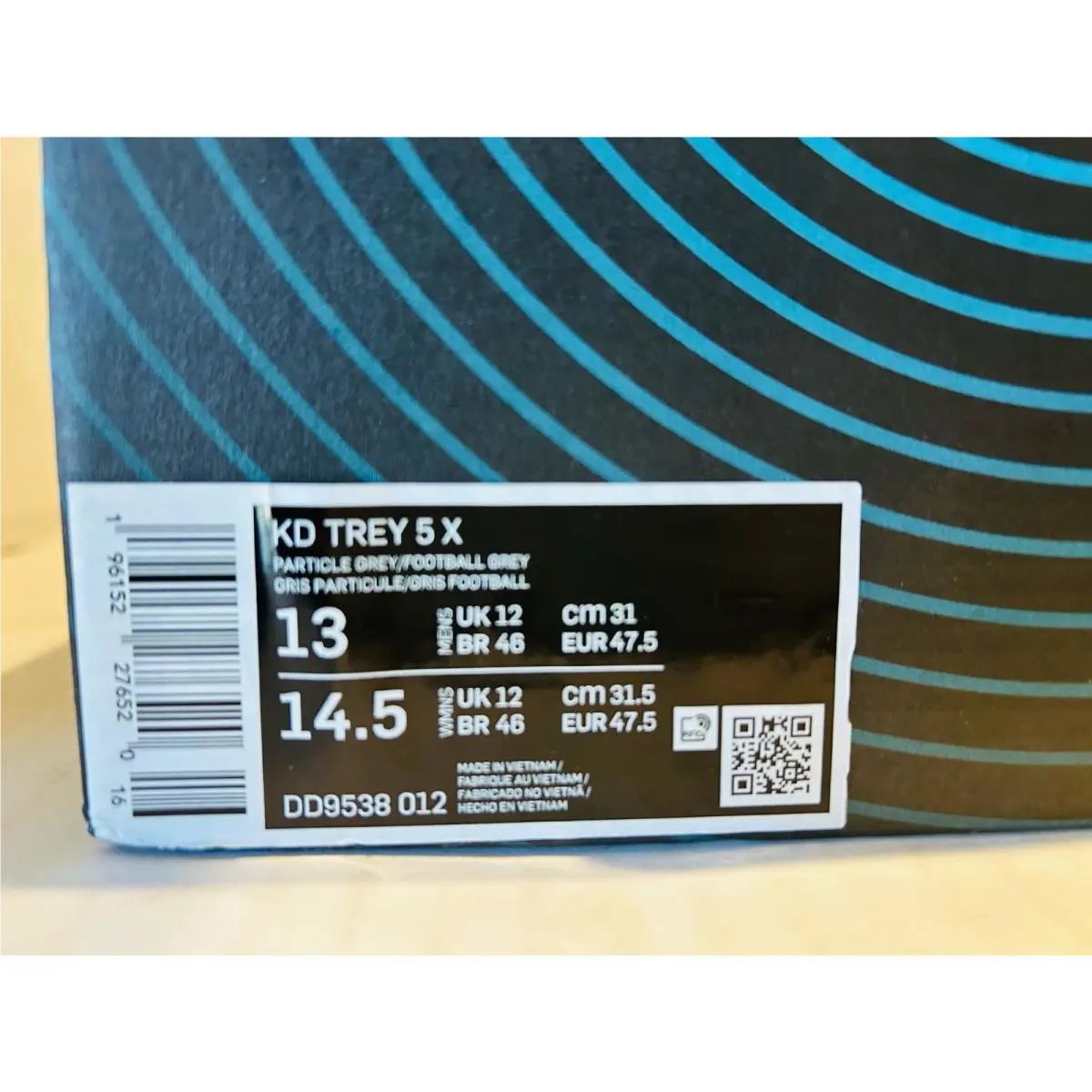 Nike shoes - Nike KD Trey 5 X - DD9538-012 - Prticle-Grey 6