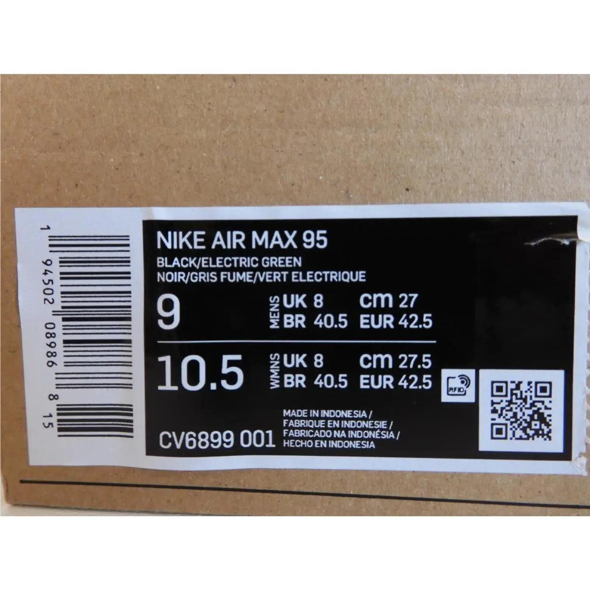 Nike shoes - Nike Air Max 95 - Air Max - Black (UPC: 194502089868) 4