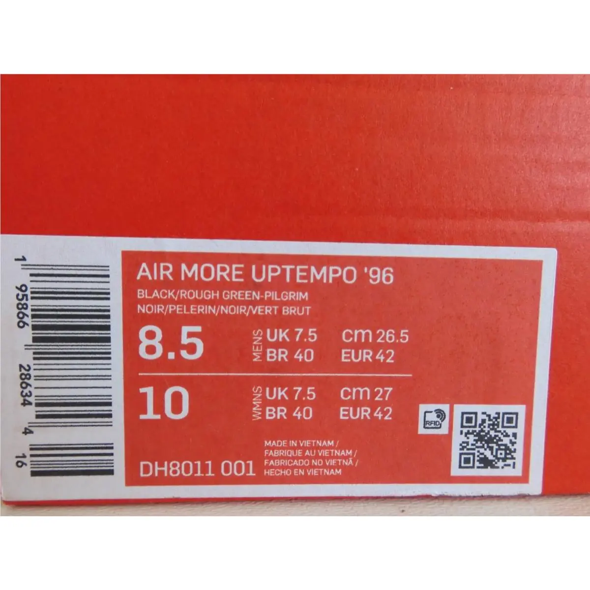Nike shoes - Nike Air More Uptempo `96 - Black (UPC: 195866286344) 3
