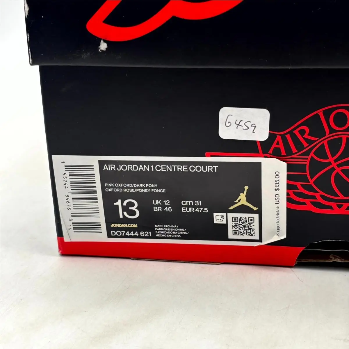Nike shoes - Nike Air Jordan 1 Centre Court - DO7444-621 - Pink (UPC: 195244846788) 7