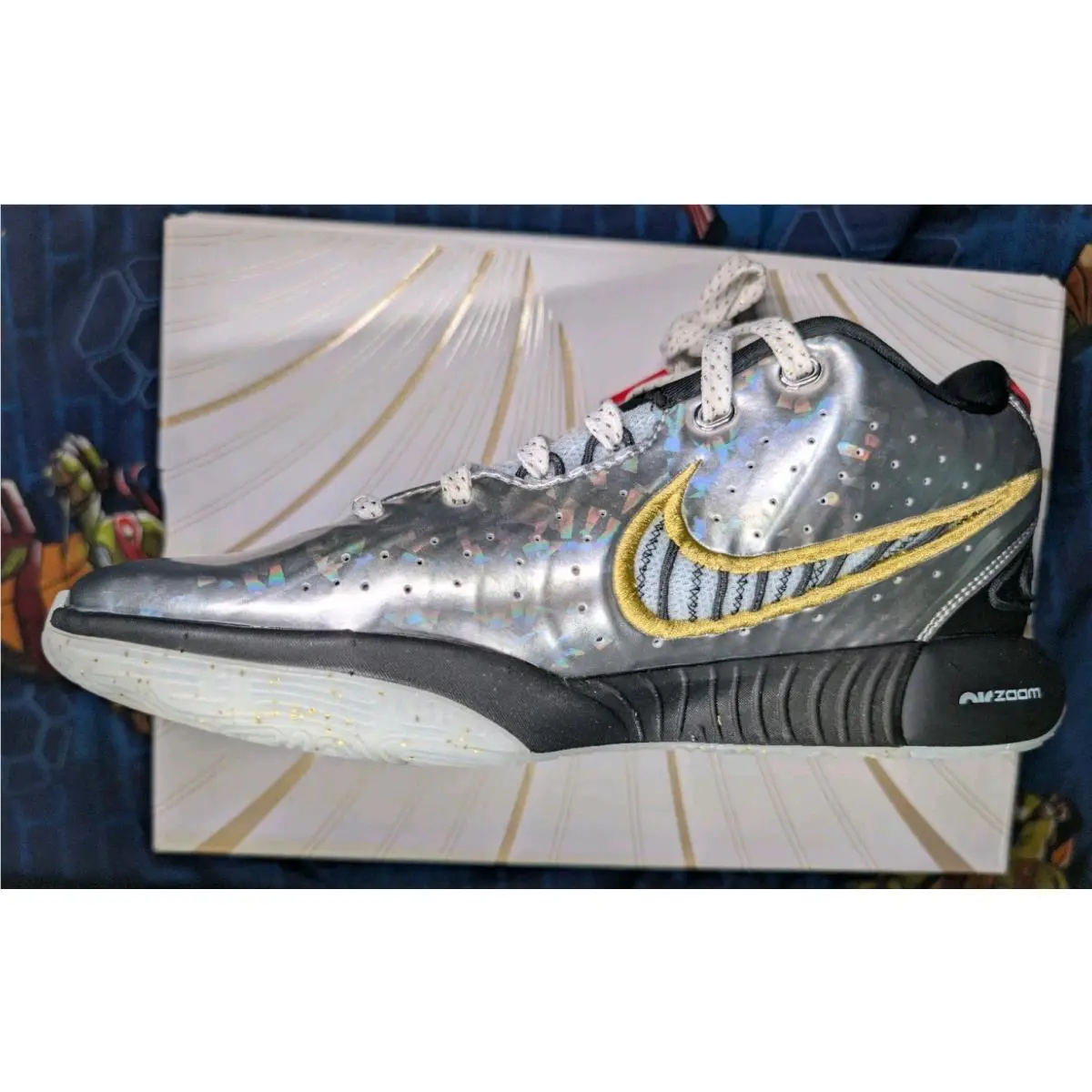 Nike shoes - Nike LeBron 7 - LeBron - Silver 4