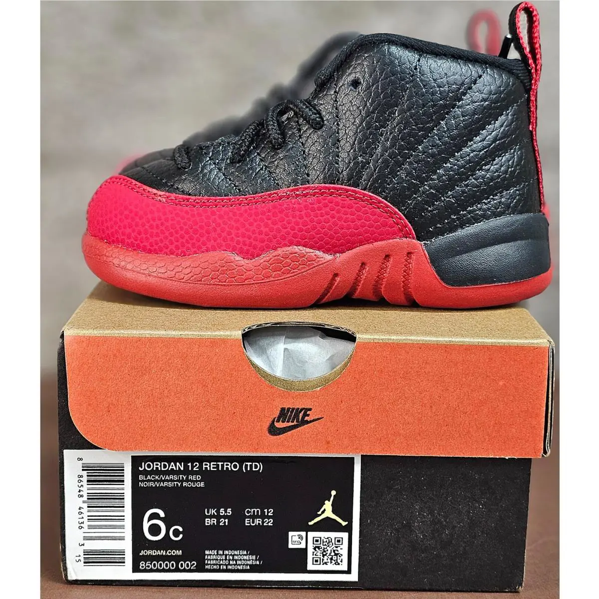 Nike shoes - Air Jordan 12 - Air - 850000-002 - Black 8