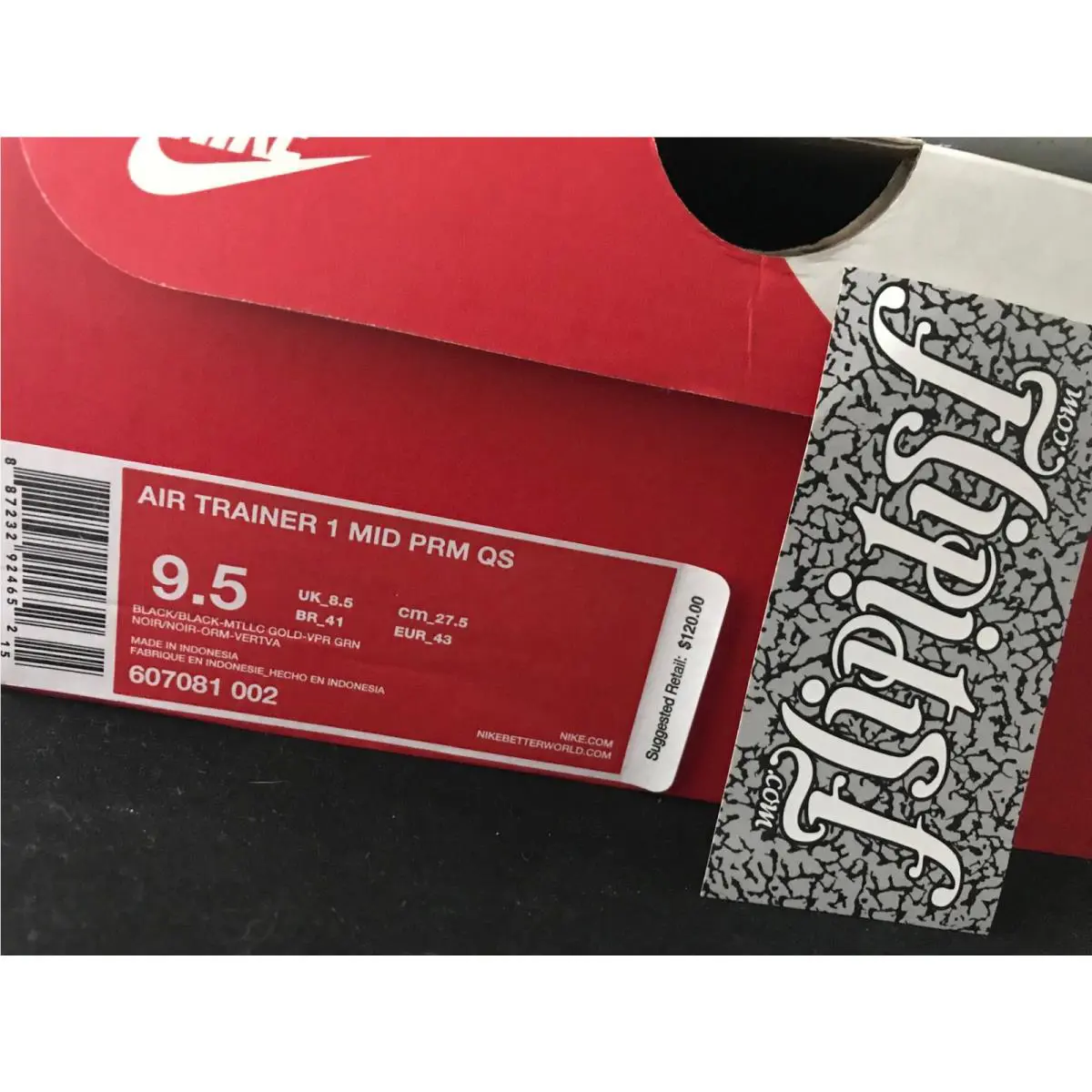 Nike shoes - Nike Air Trainer 1 Mid - Black 0