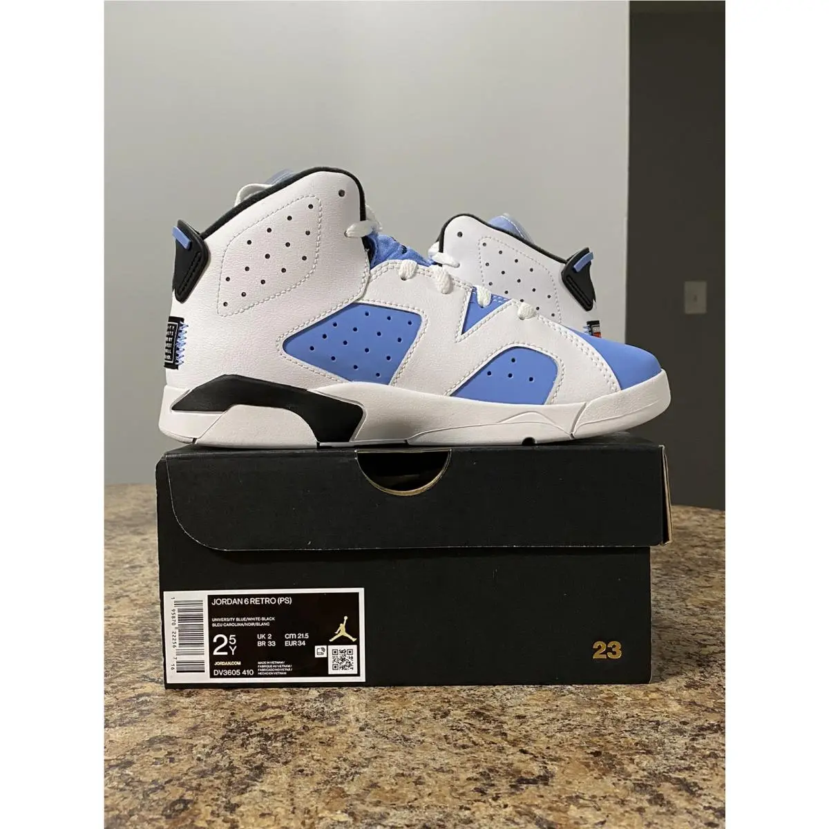 Nike shoes - Jordan 6 UNC - UNC - DV3605-410 - Multicolor (UPC: 0195870222567) 0