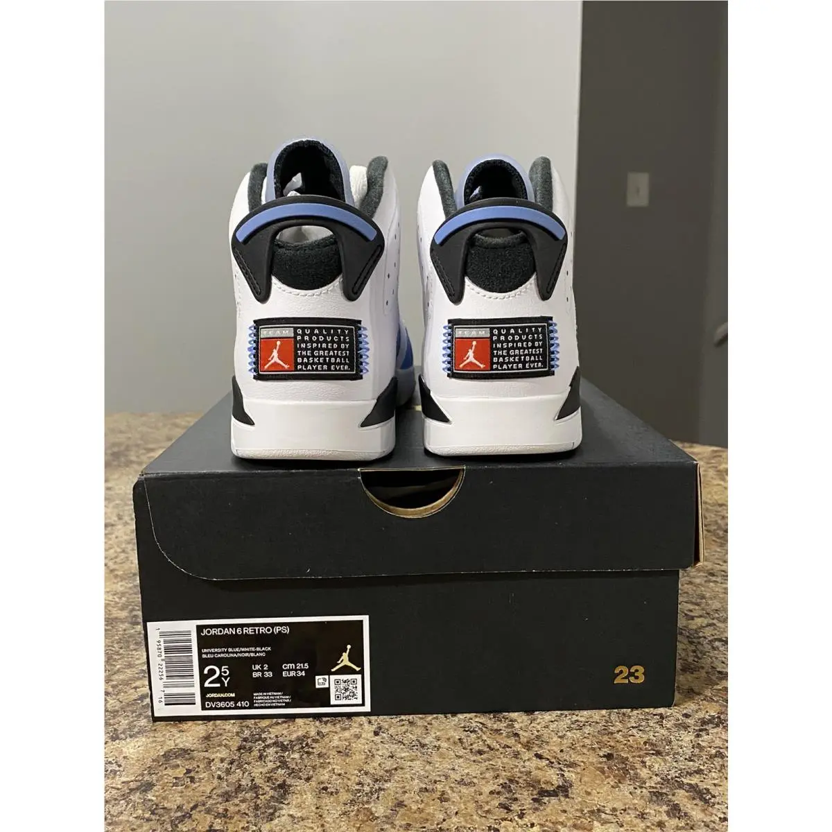 Nike shoes - Jordan 6 UNC - UNC - DV3605-410 - Multicolor (UPC: 0195870222567) 7