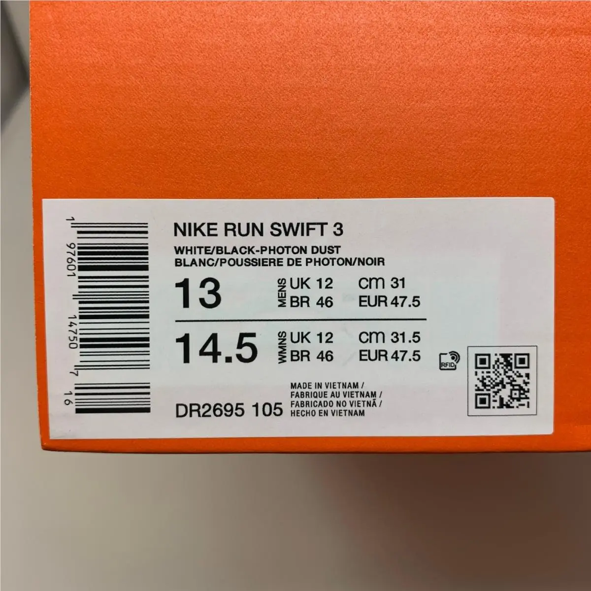 Nike shoes - Nike Run Swift 3 - Run Swift - DR2695-105 - White 5