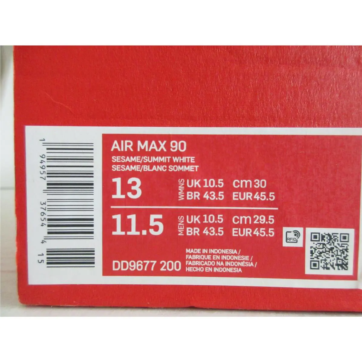 Nike shoes - Nike Air Max 90 - Air Max - Brown (UPC: 194957376544) 3
