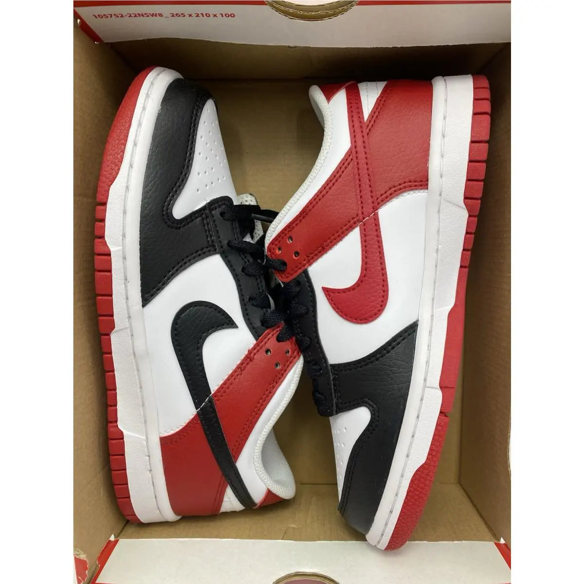 Nike shoes - Nike Dunk Low - Dunk Low - HF9980 600 - Gym Red/Black-White (UPC: 197595742207) 5