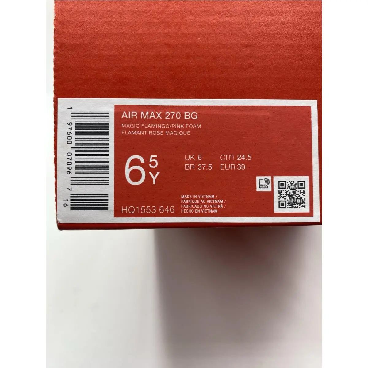Nike shoes - Nike Air Max 270 - Air Max - HQ1553 646 - Magic Flamingo/Pink Foam (UPC: 197600070967) 6