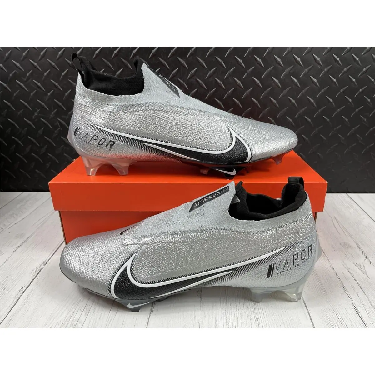 Nike shoes - Nike Vapor Edge Elite 360 Flyknit - AO8276 100 - Pure Platinum / White - Black (UPC: 193154675481) 0
