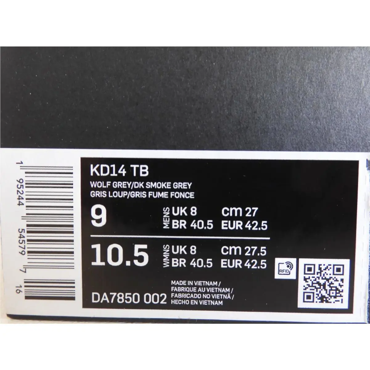 Nike shoes - Nike KD14 - Gray (UPC: 195244545797) 3