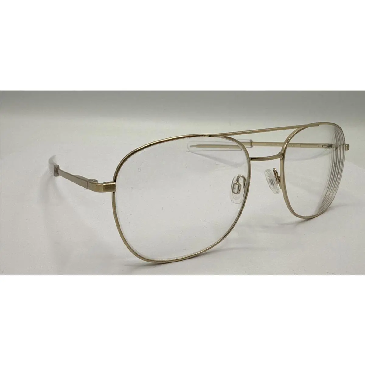 Randolph Eyeglasses Frames Fgn B140 Polished Gold Round Wire Rim 58-21-140