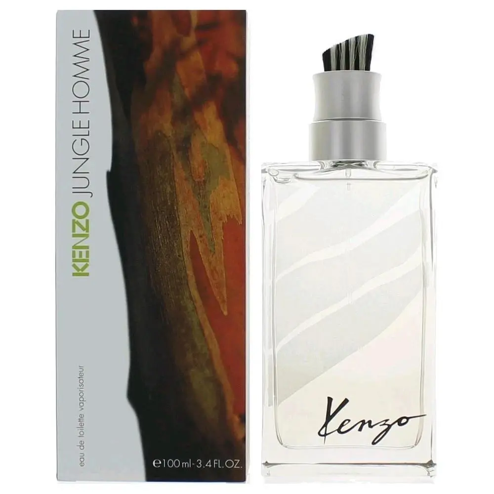 Kenzo Jungle Homme by Kenzo 3.4 oz-100 ml Eau De Toilette Spray For Men Sealed
