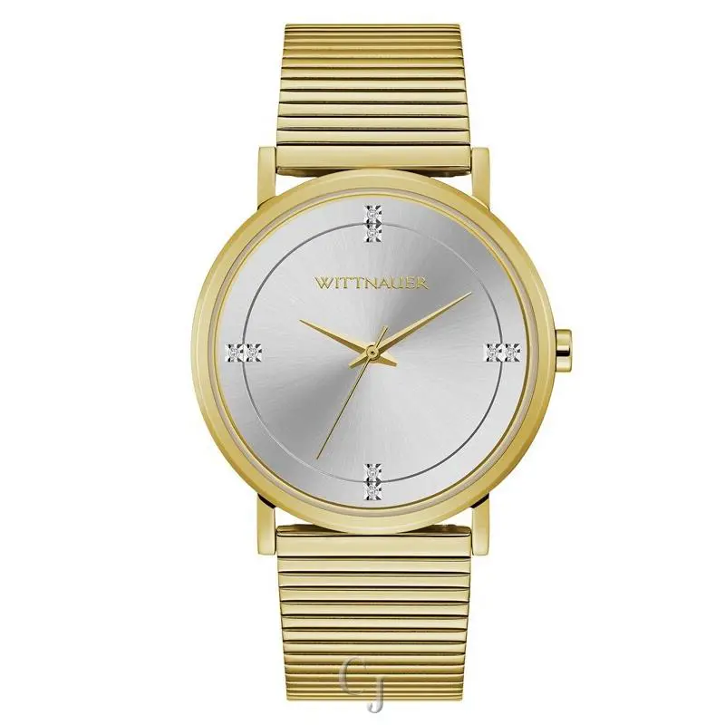 Wittnauer Men’s Diamond Accent Gold-tone Watch WN3102