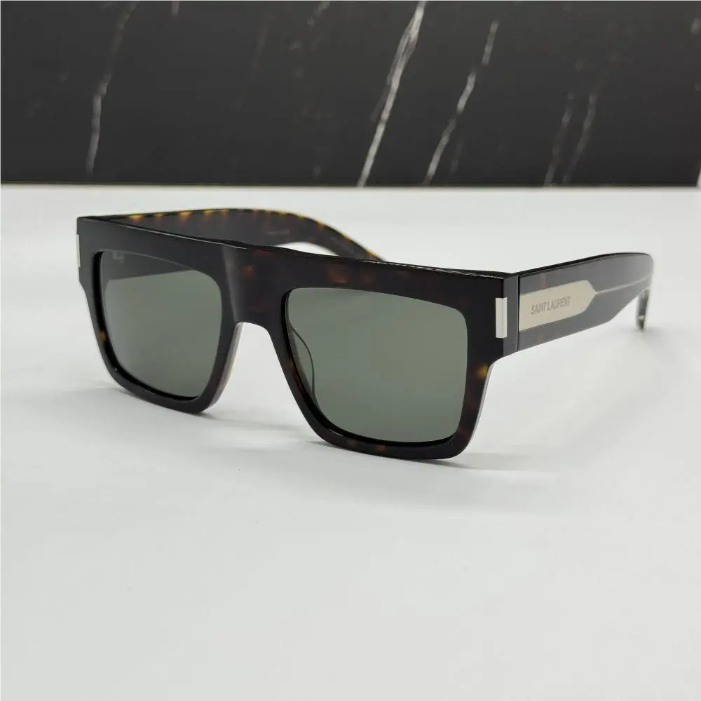Saint Laurent SL628 003 Sunglasses Unisex Havana Square Eyewear SL 628 003 by Yves Saint Laurent