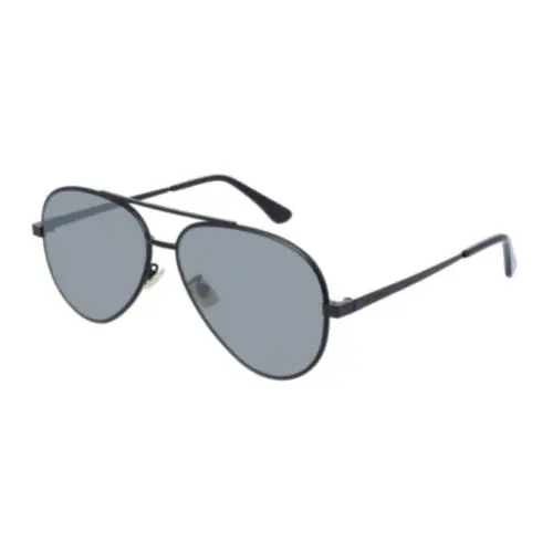 Saint Laurent Classic 11 Zero 003 Silver/black Oval Men`s Sunglasses