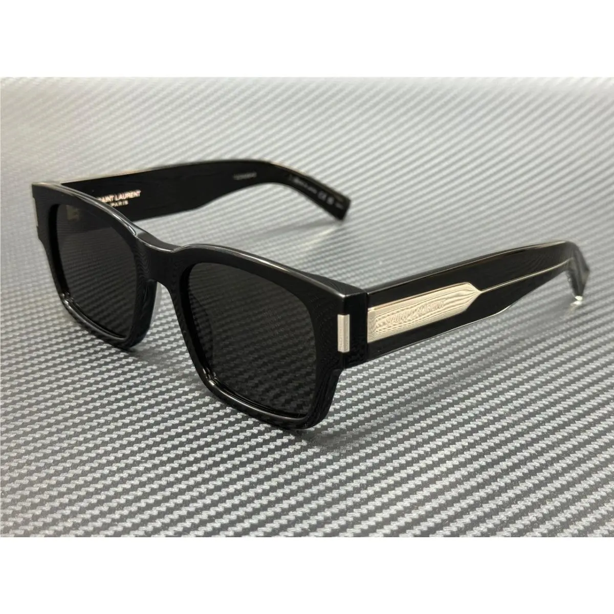 Saint Laurent SL 617 001 Black Grey Medium Men`s 53 mm Sunglasses