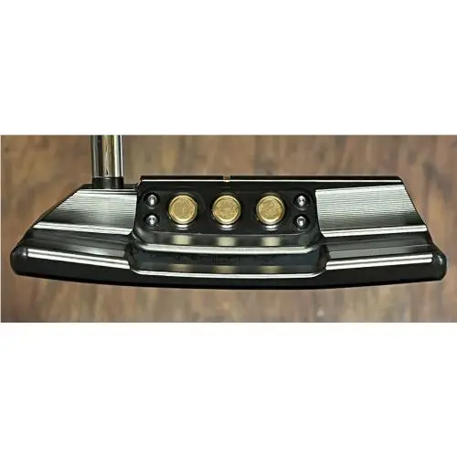Scotty Cameron  - Studio Style Squareback - 2025 - SCS - Xtreme Dark Finish - DLC - Gold, Lie Angle: Black 1