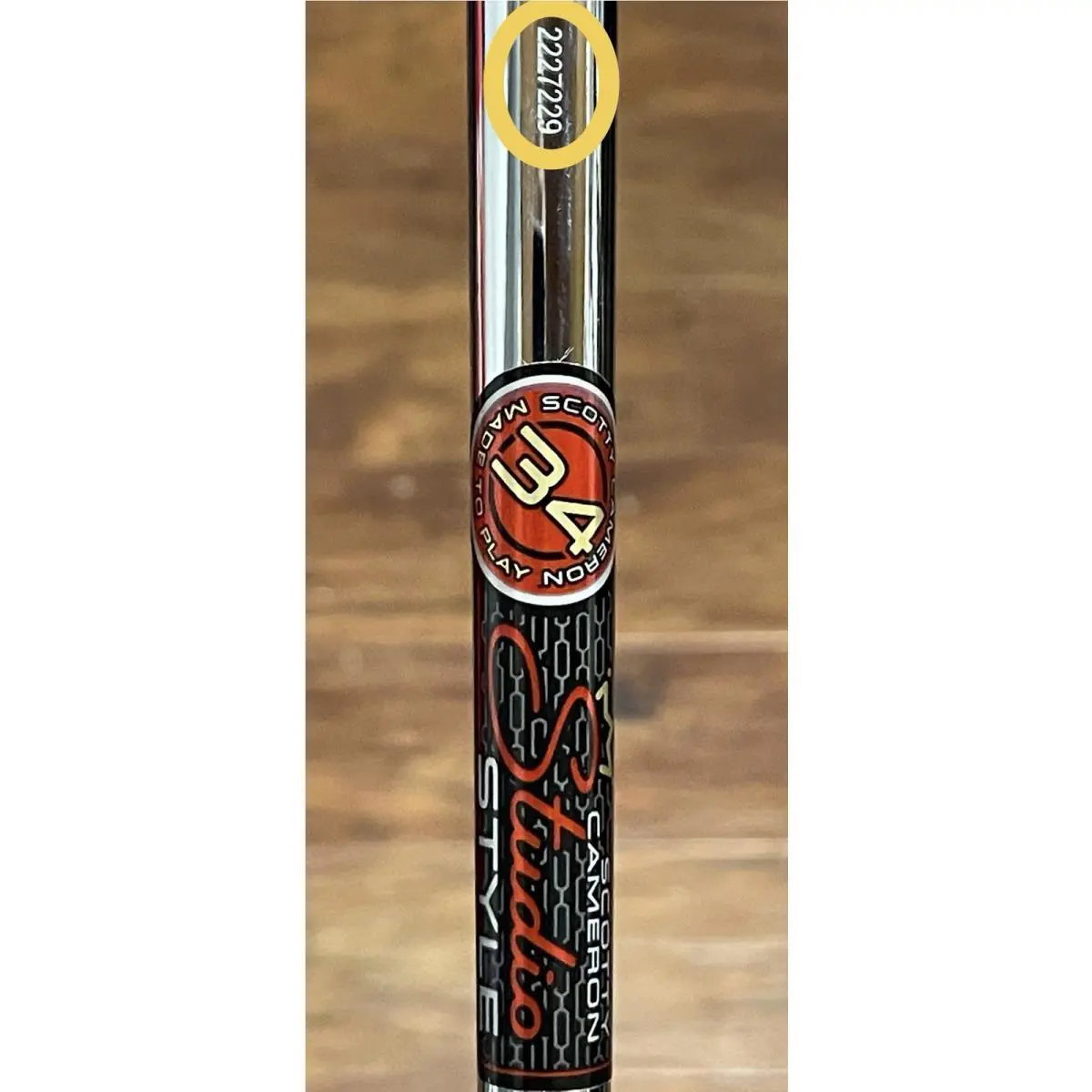 Scotty Cameron  - Studio Style Squareback - 2025 - SCS - Xtreme Dark Finish - DLC - Gold, Lie Angle: Black 5