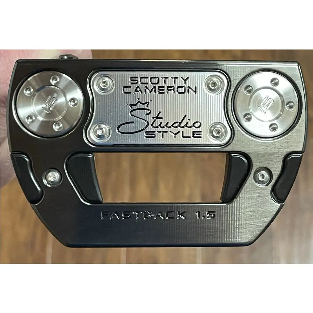 Scotty Cameron  - Studio Style Fastback 1.5 - 2025 - SCS - Xtreme Dark Finish - DLC - Black, Lie Angle: Black 2