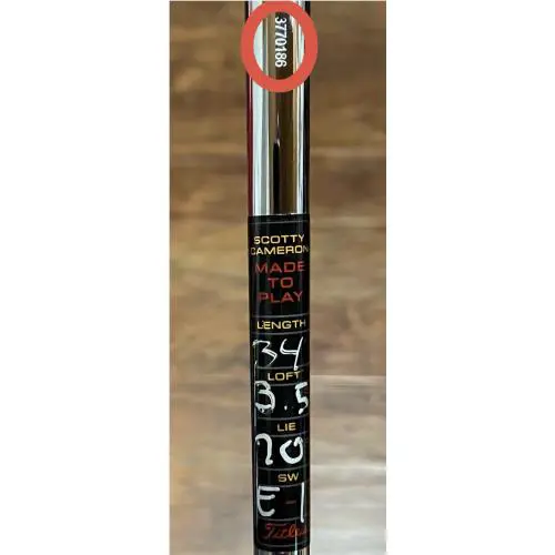 Scotty Cameron  - Studio Style Fastback 1.5 - 2025 - SCS - Xtreme Dark Finish - DLC - Black, Lie Angle: Black 5