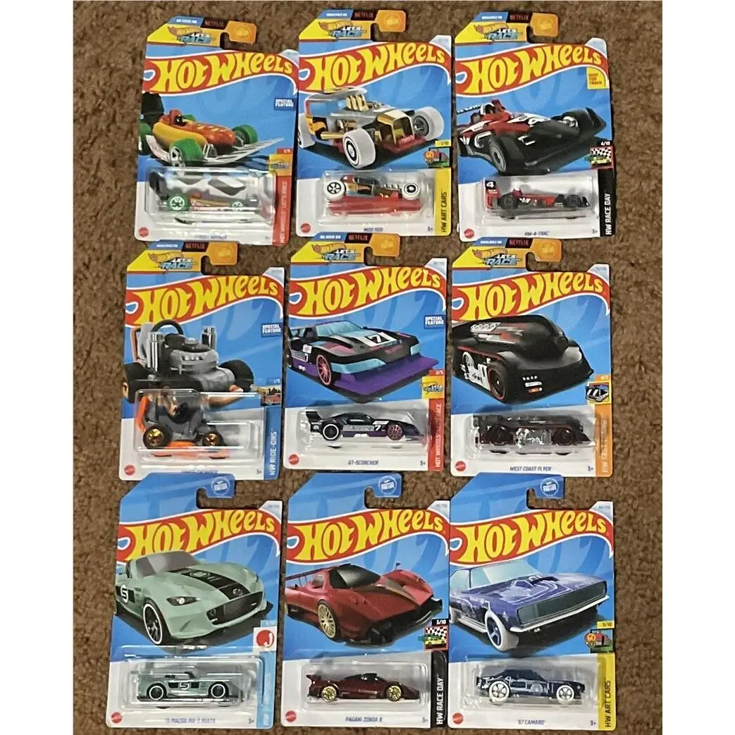 Hot Wheels 1:64 Scale Set OF 9