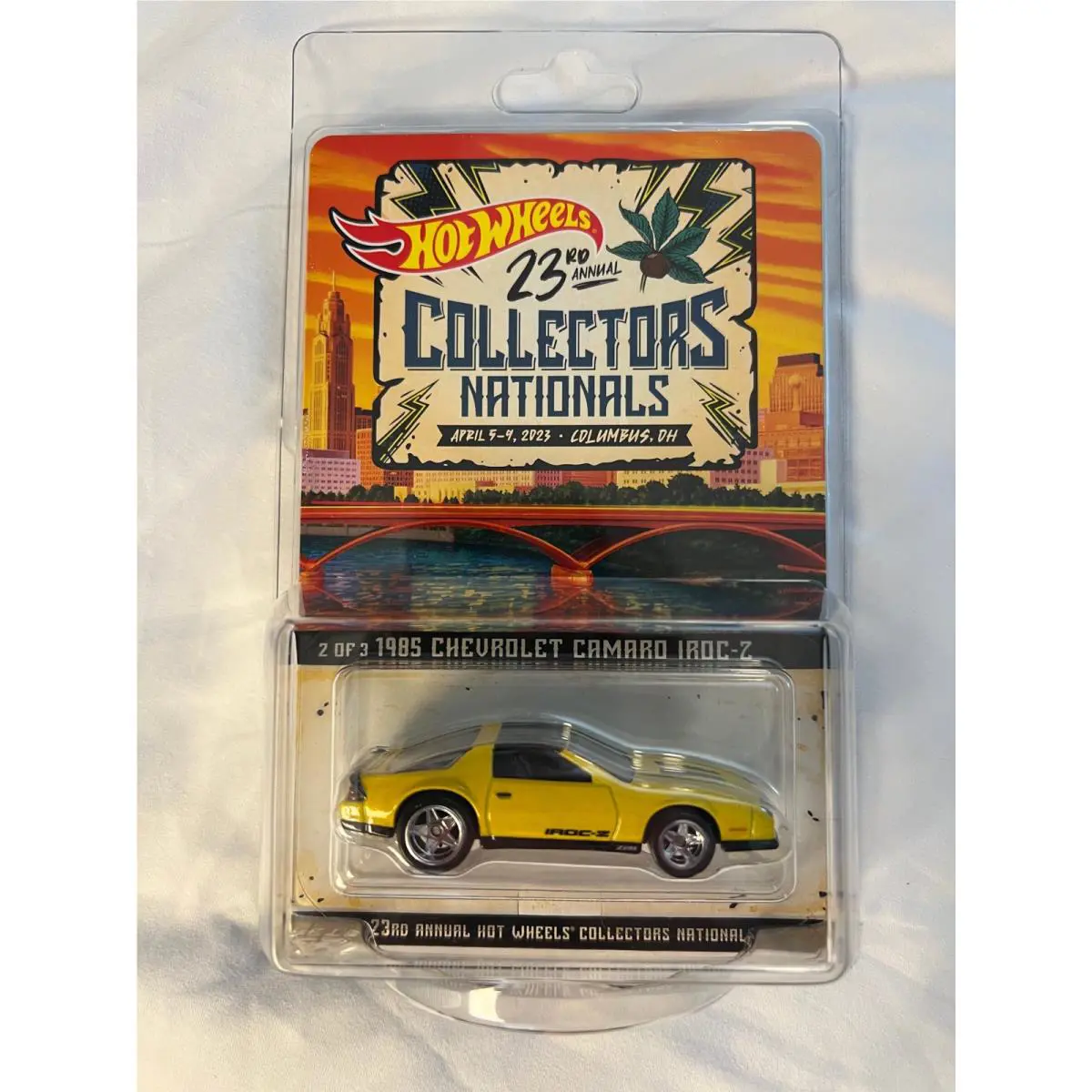 Hot Wheels 1985 Chevrolet Camaro Iroc-z Collectors Nationals 23rd 503/6200
