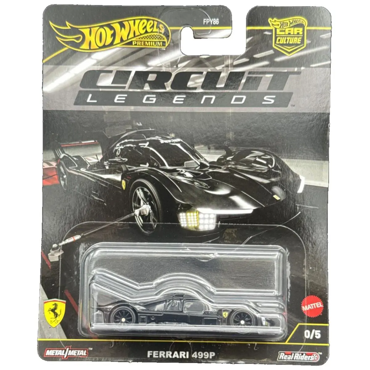 Hot Wheels Premium 2025 Car Culture Circuit Legends 2/5 Chase Black Ferrari 499P