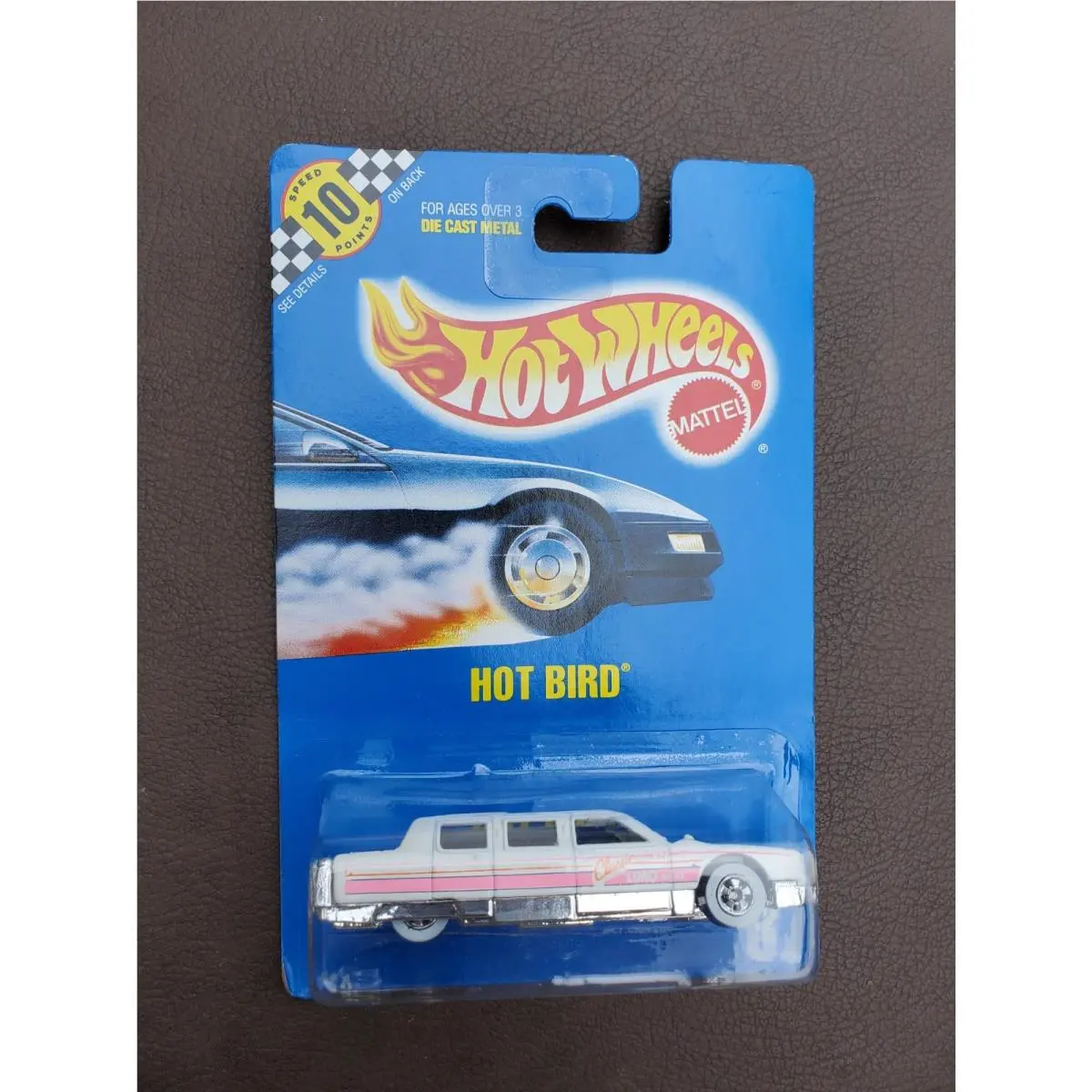 Hot Wheels Limozeen on Hot Bird Card Error 1990