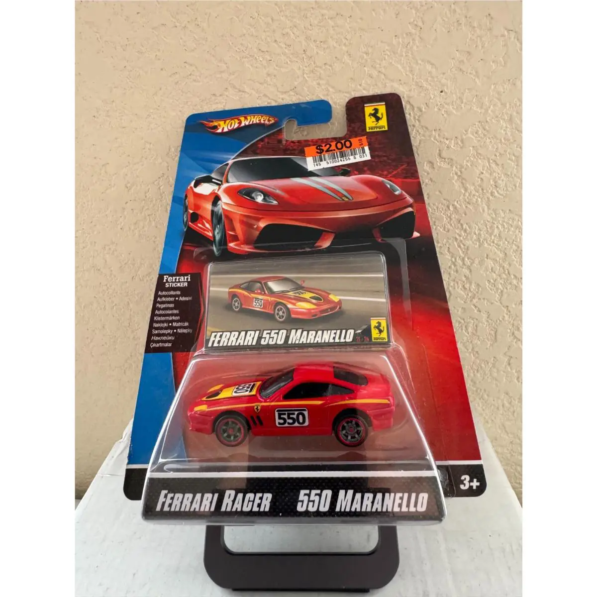 Hot Wheels Ferrari Racer Ferrari 550 Maranello 21/24 Red D92