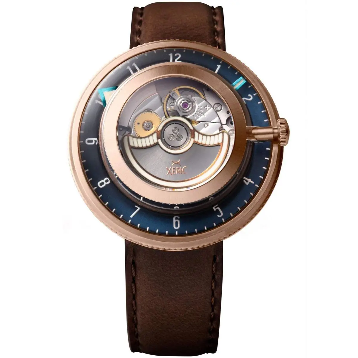 Invertor Automatic Rose Gold Indigo Limited Edition Watch by Xeric