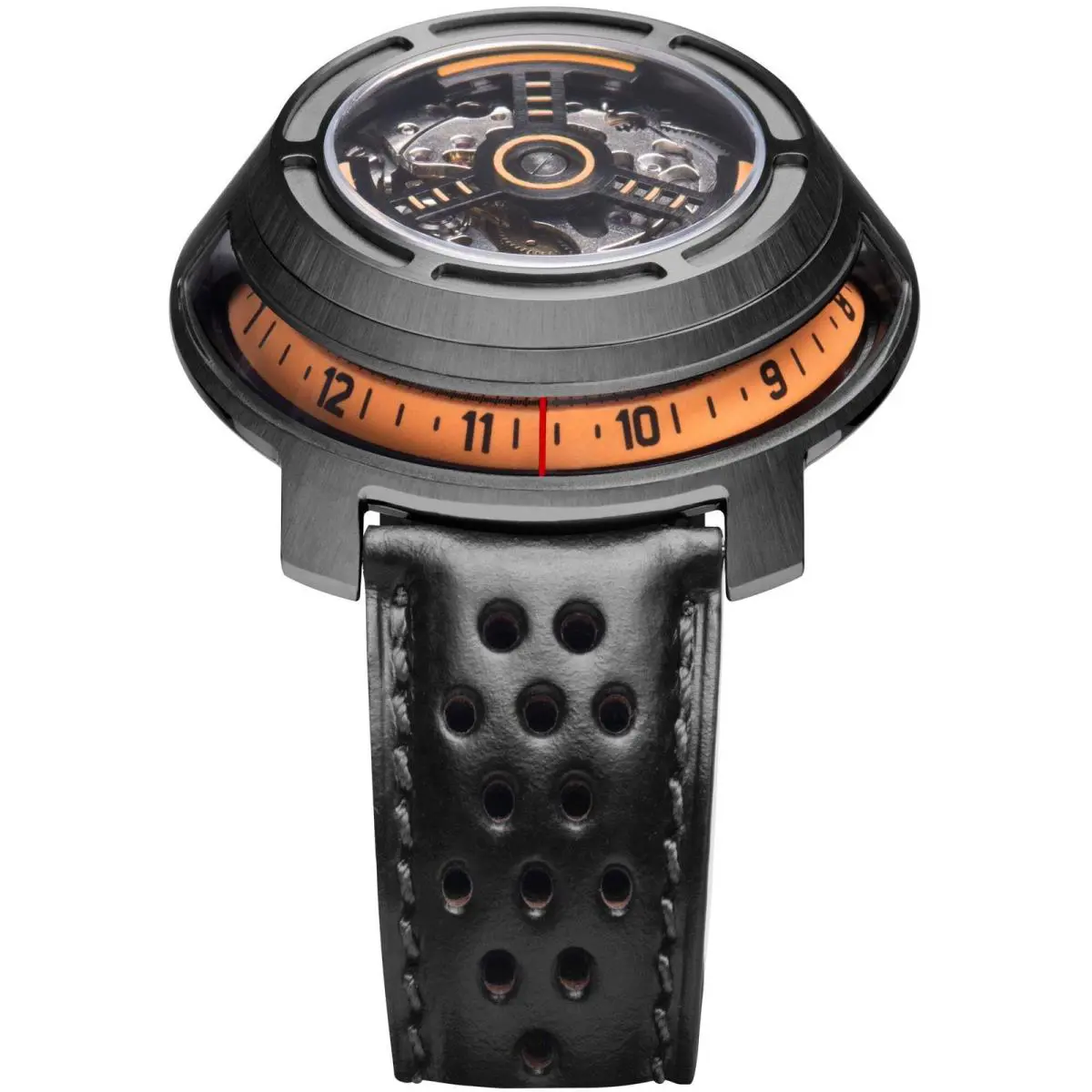Invertor II Automatic Gunmetal Orange by Xeric