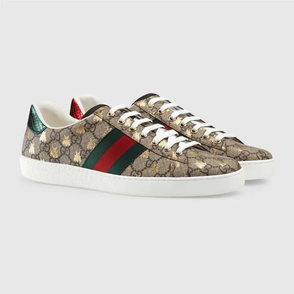 Gucci Ace GG Supreme Monogram Bees Web Stripes. Size US 11 Gucci 10