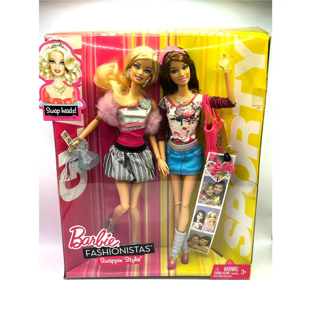 Barbie Fashionistas Swappin Style Barbie Glam Teresa Sporty 2010 Mattel T7422