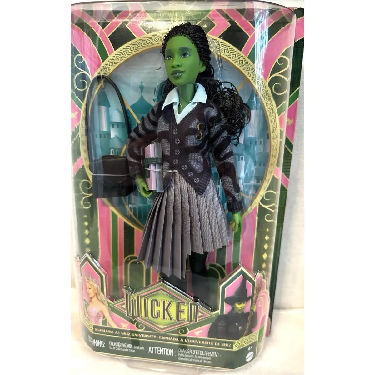 Mattel Wicked Elphaba At Shiz Univ. Fashion Doll 2024 Url Error Misprint
