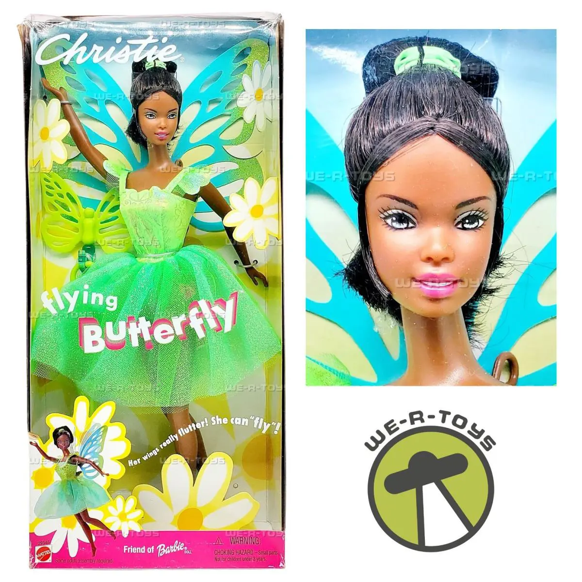 Flying Butterfly Christie Friend of Barbie Doll 2000 Mattel 29346