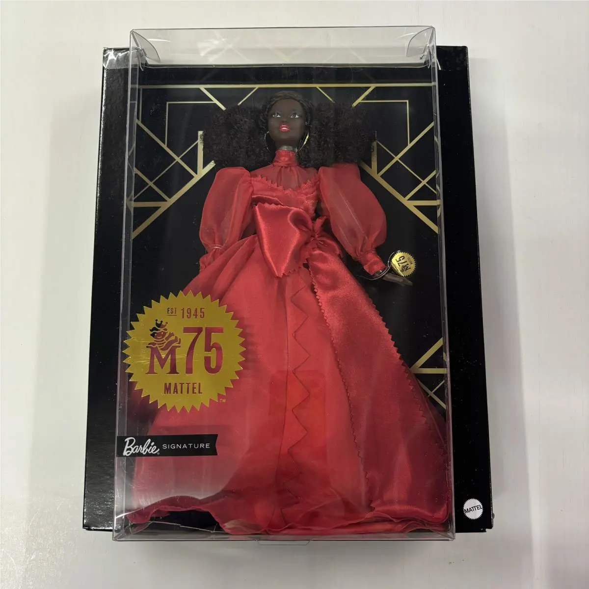 Barbie Mattel 75th Anniversary African American Doll 2020 Signature Collector
