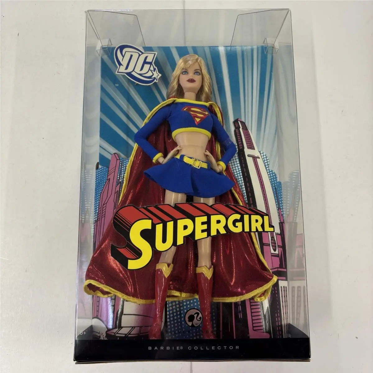 DC Supergirl Barbie Collector Doll Silver Label 2008 Mattel L9639