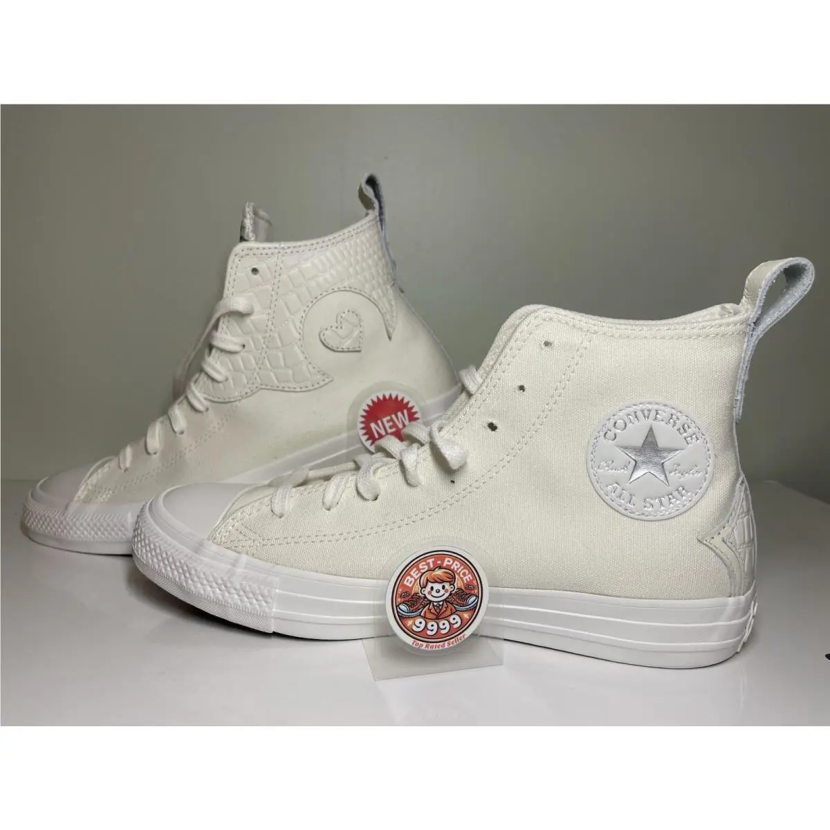 Converse shoes - Converse CTAS Hi - CTAS - A10332C - Egret/ Vintage White 5