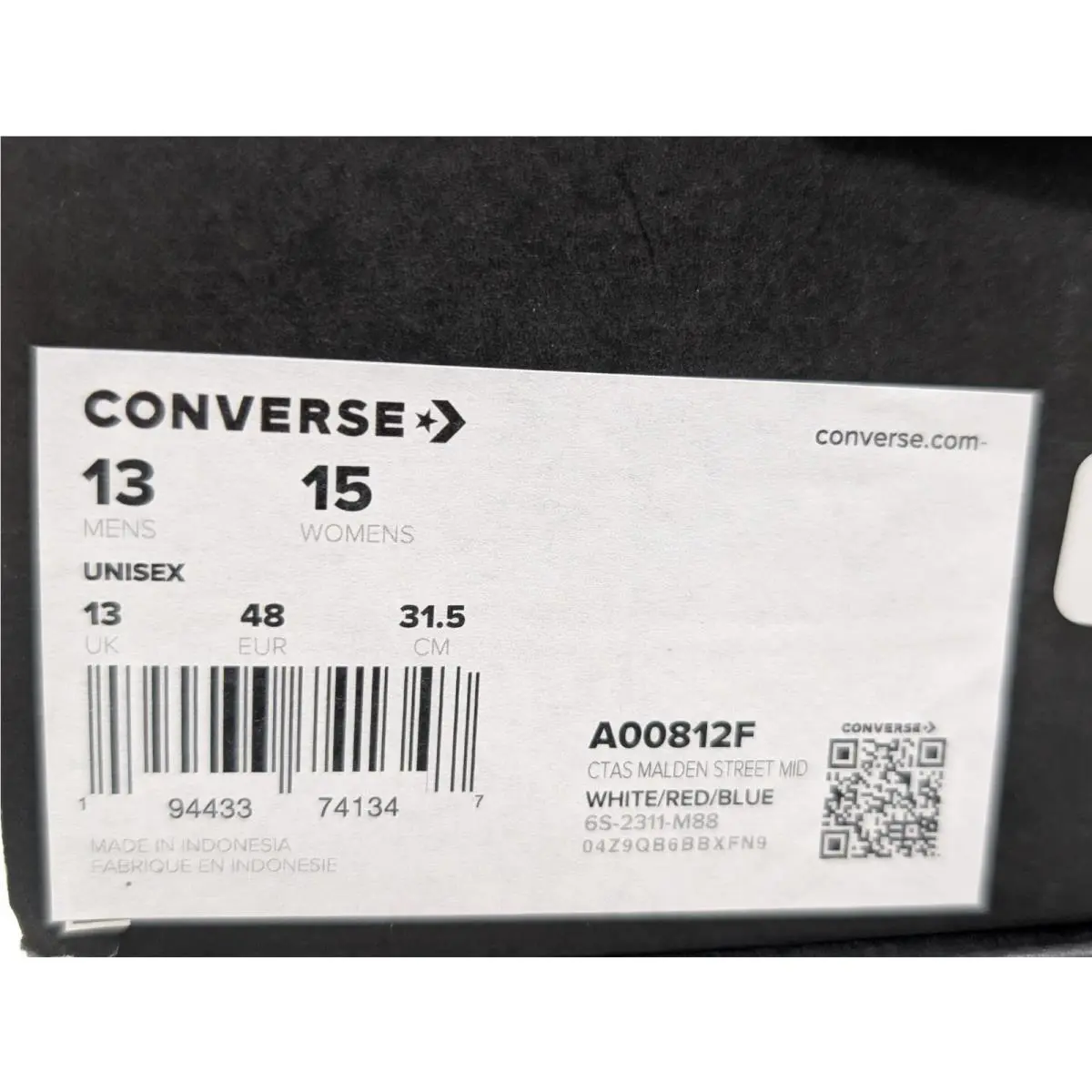 Converse shoes - Converse CTAS Malden Street Mid - A00812F - White/Red/Blue 7