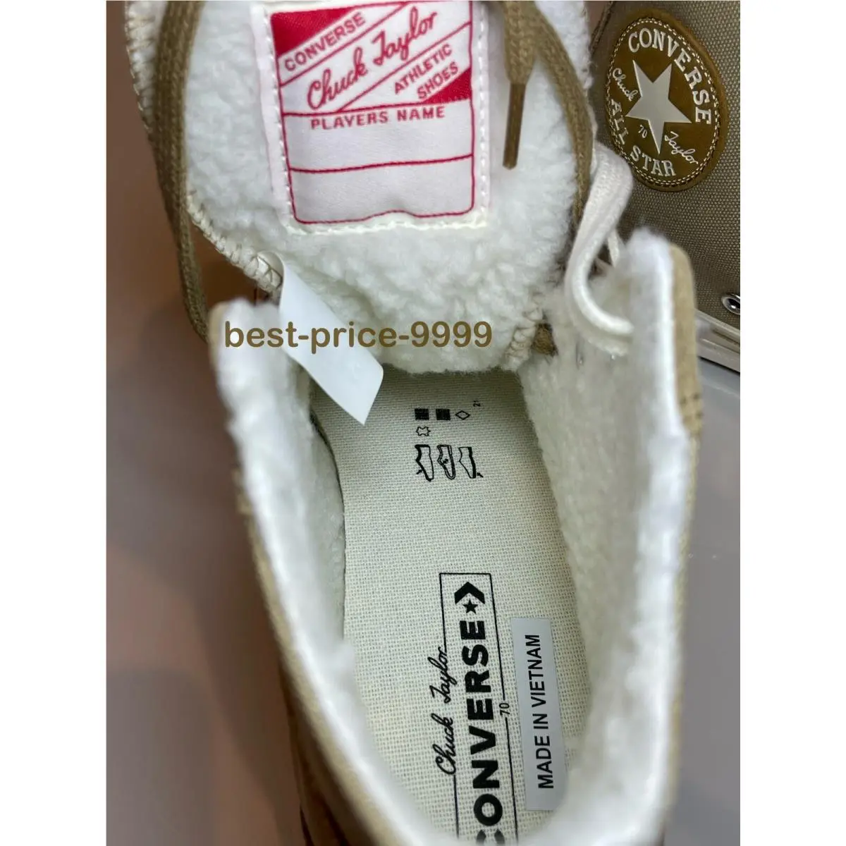 Converse shoes - CTAS 70Hi - CTAS - A04410C - Beige 20