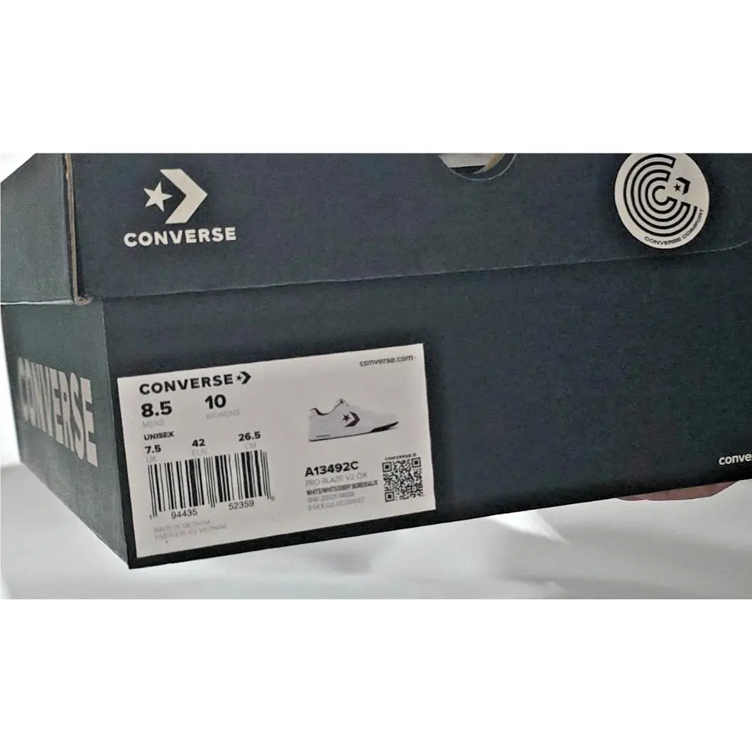 Converse shoes Pro Blaze - White/White/Foothill Green 13