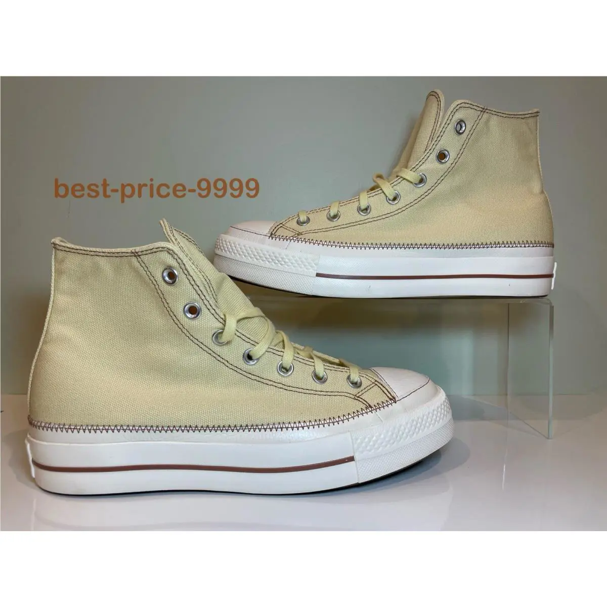 Converse shoes - Converse Chuck Taylor All Star High Top - A04659C - Cream 5