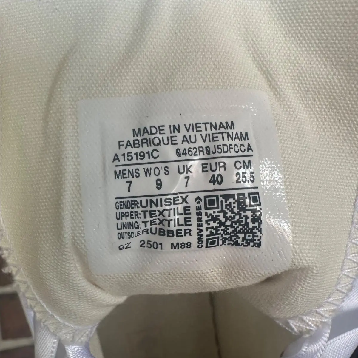 Converse shoes - Chuck 70 Hi - Chuck - A15191C - White (UPC: 194435603940) 11