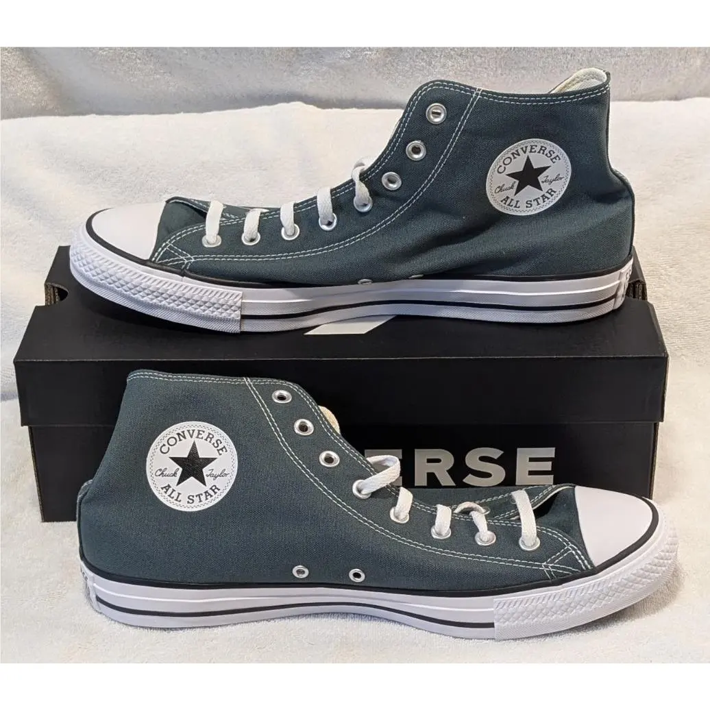 Chuck Taylor All Star High Top Shoes Men`s 13 A10536F True Nature Green by Converse